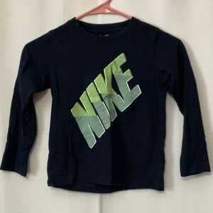 Nike Size 6-7 year Kids Long Sleeve Tee Blue